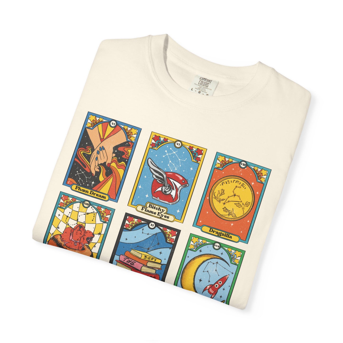 Zodiac Academy Character Nickname Shirt - Retro Tarot Card Art