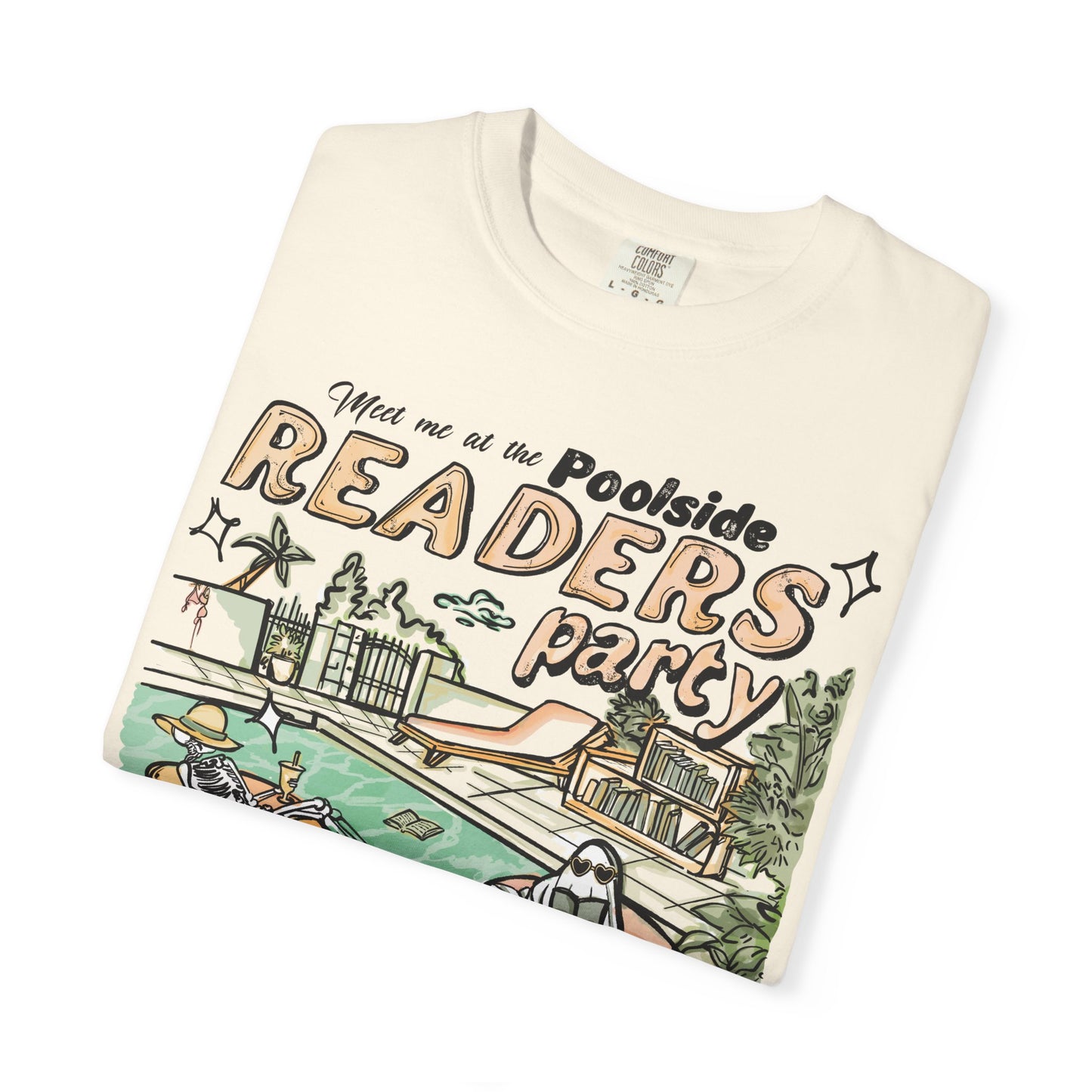 Poolside Readers Party Tee for Summerween