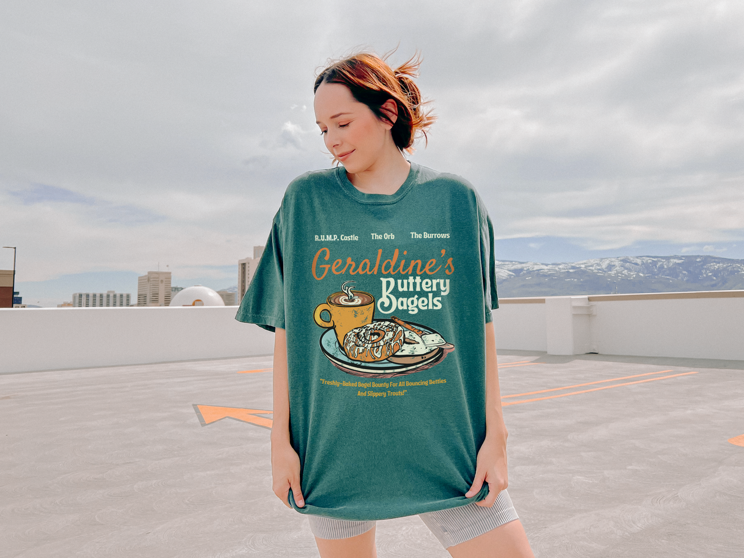 Geraldine's Buttery Bagels Shirt - Retro