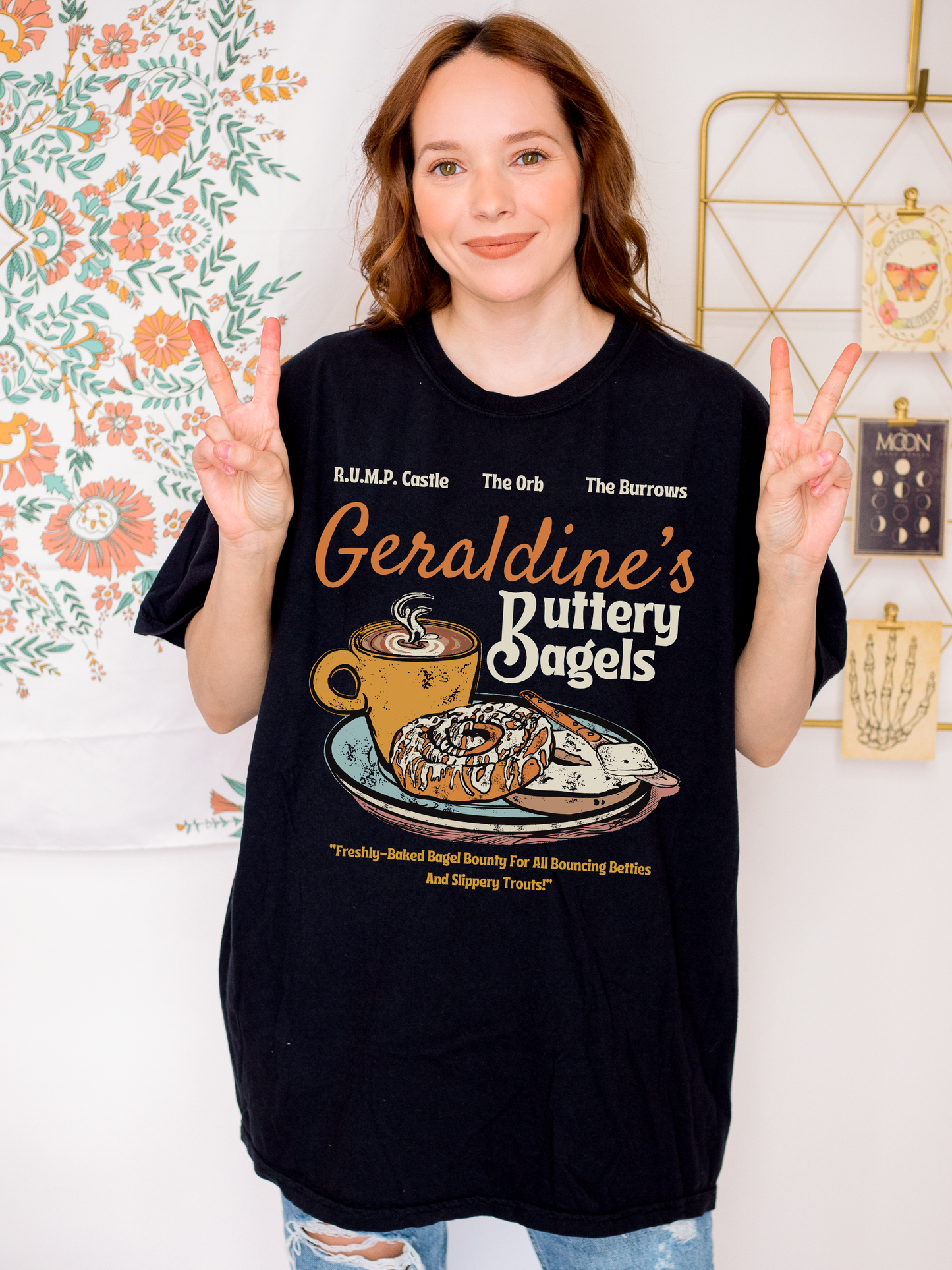 Geraldine's Buttery Bagels Shirt - Retro