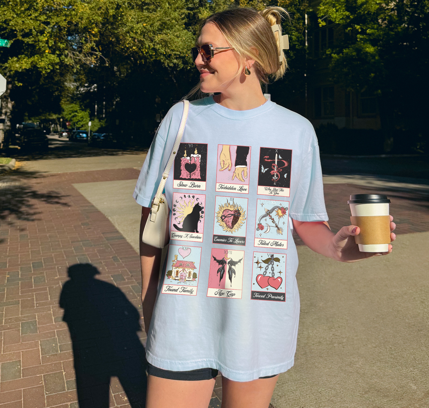 Romance Tropes Tarot Tee