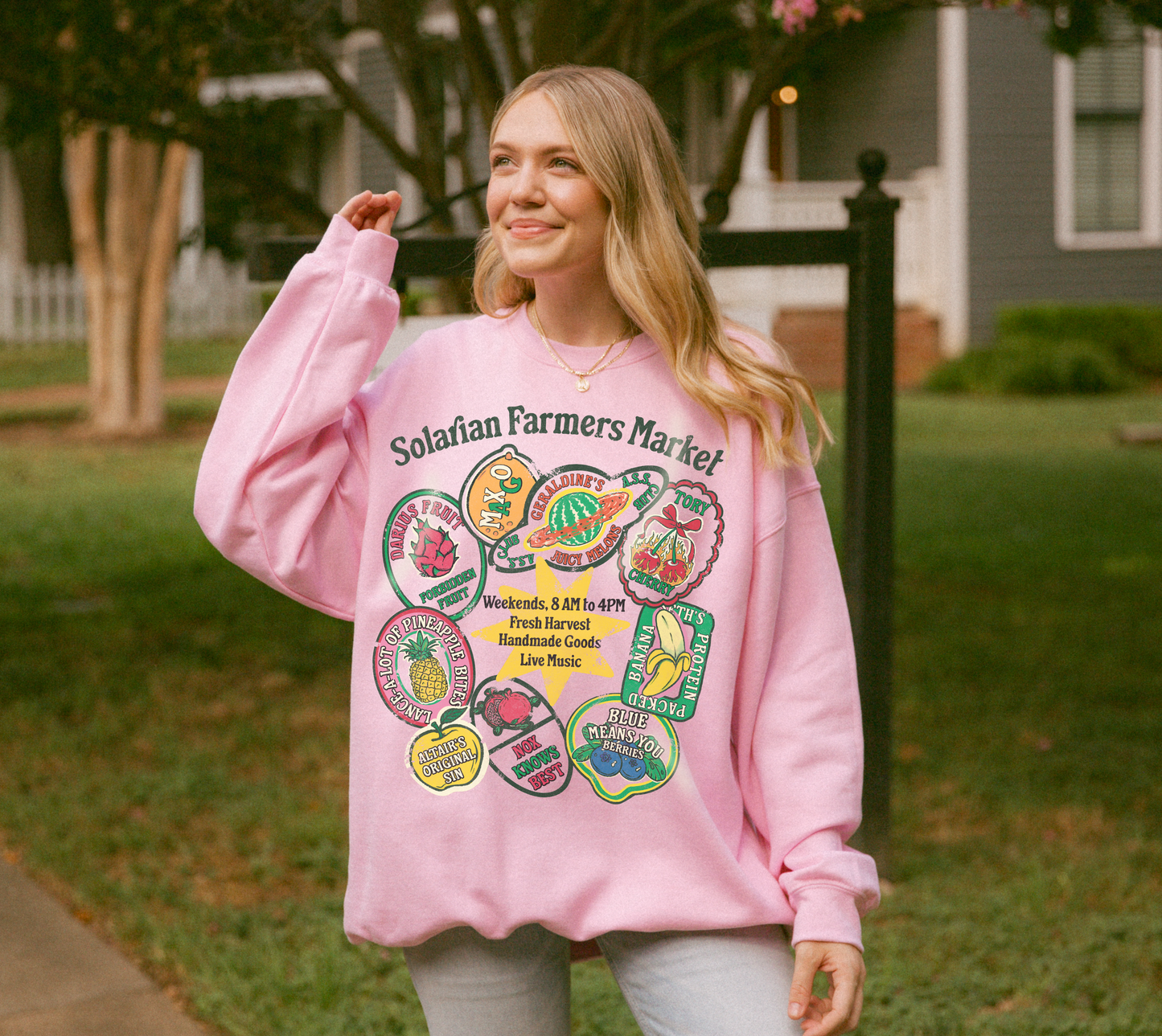 Zodiac Academy Fruit Sweatshirt - Solarian Farmers Market