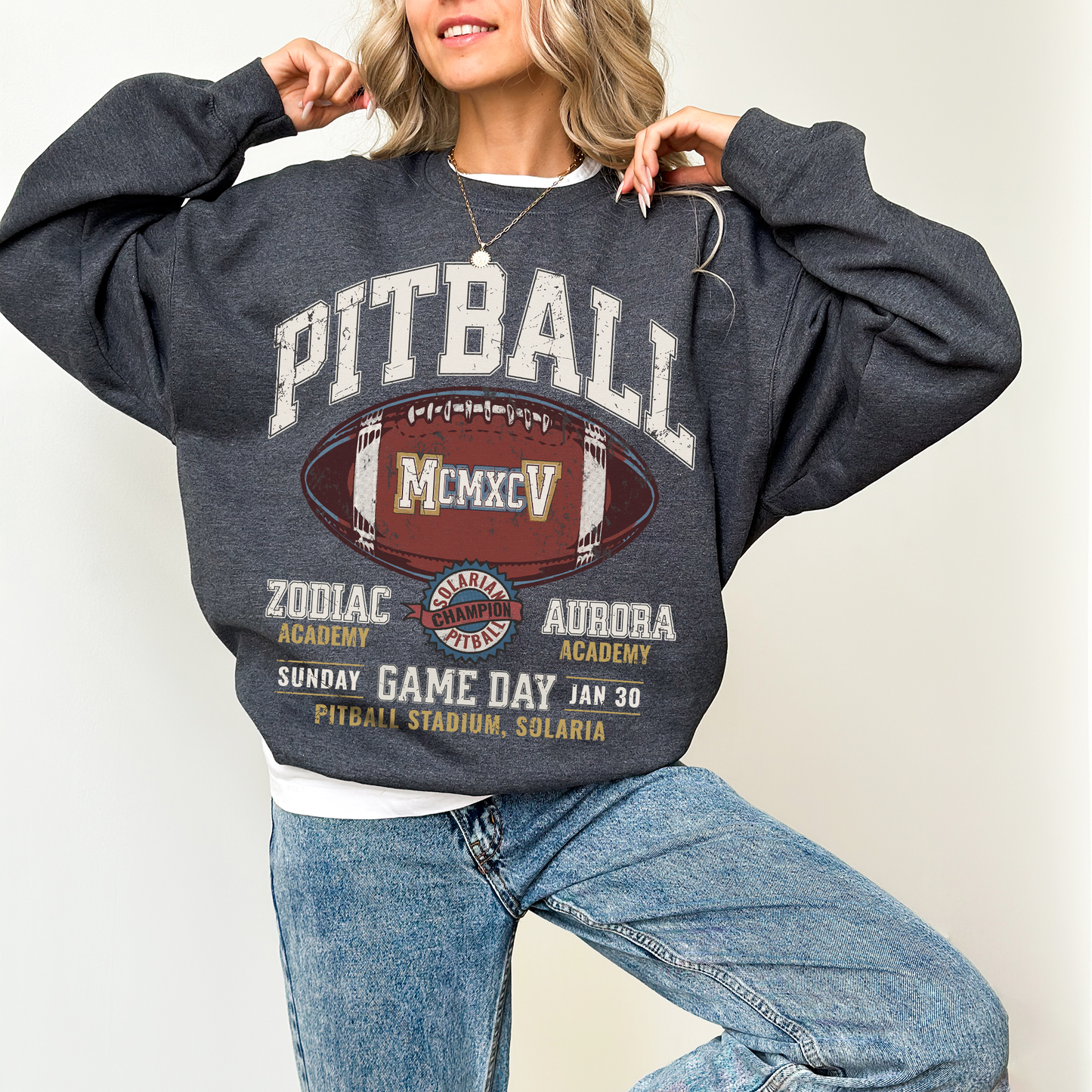 Pitball Game Day Sweatshirt - Zodiac Academy