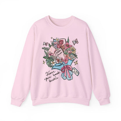 Book Bouquet Sweatshirt For Book Besties