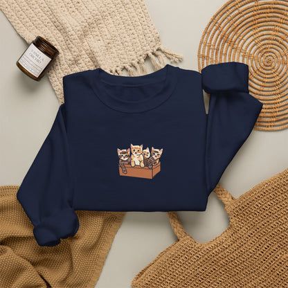 Support Your Local Street Cats Sweatshirt Cat Lover Sweater Black Cat Tuxedo Cat Calico Tabby Cat Sweatshirt Tell Your Cat I sad psps Kitten