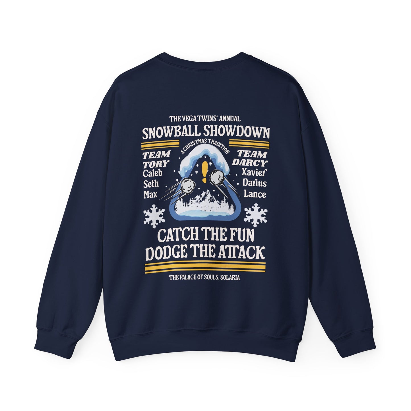 The Vega Twins Snowball Fight Sweatshirt