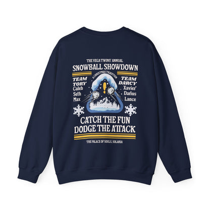 The Vega Twins Snowball Fight Sweatshirt