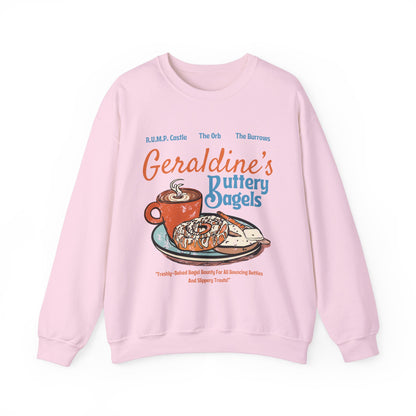 Geraldine's Buttery Bagels Sweatshirt - Retro