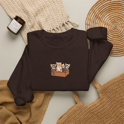Support Your Local Street Cats Sweatshirt Cat Lover Sweater Black Cat Tuxedo Cat Calico Tabby Cat Sweatshirt Tell Your Cat I sad psps Kitten