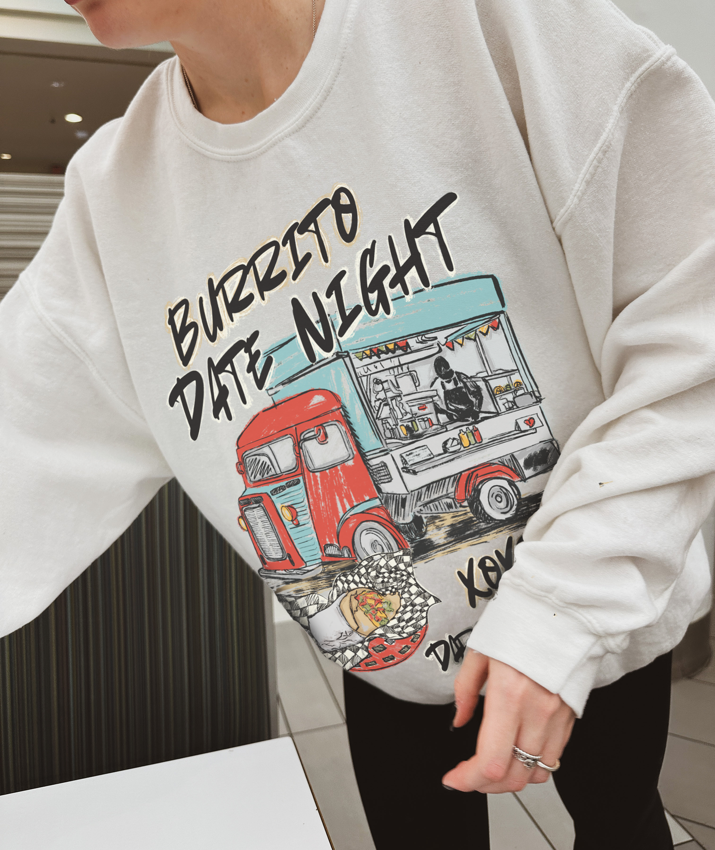 Burrito Date Night Sweatshirt - Darius X Tory [NEW!]