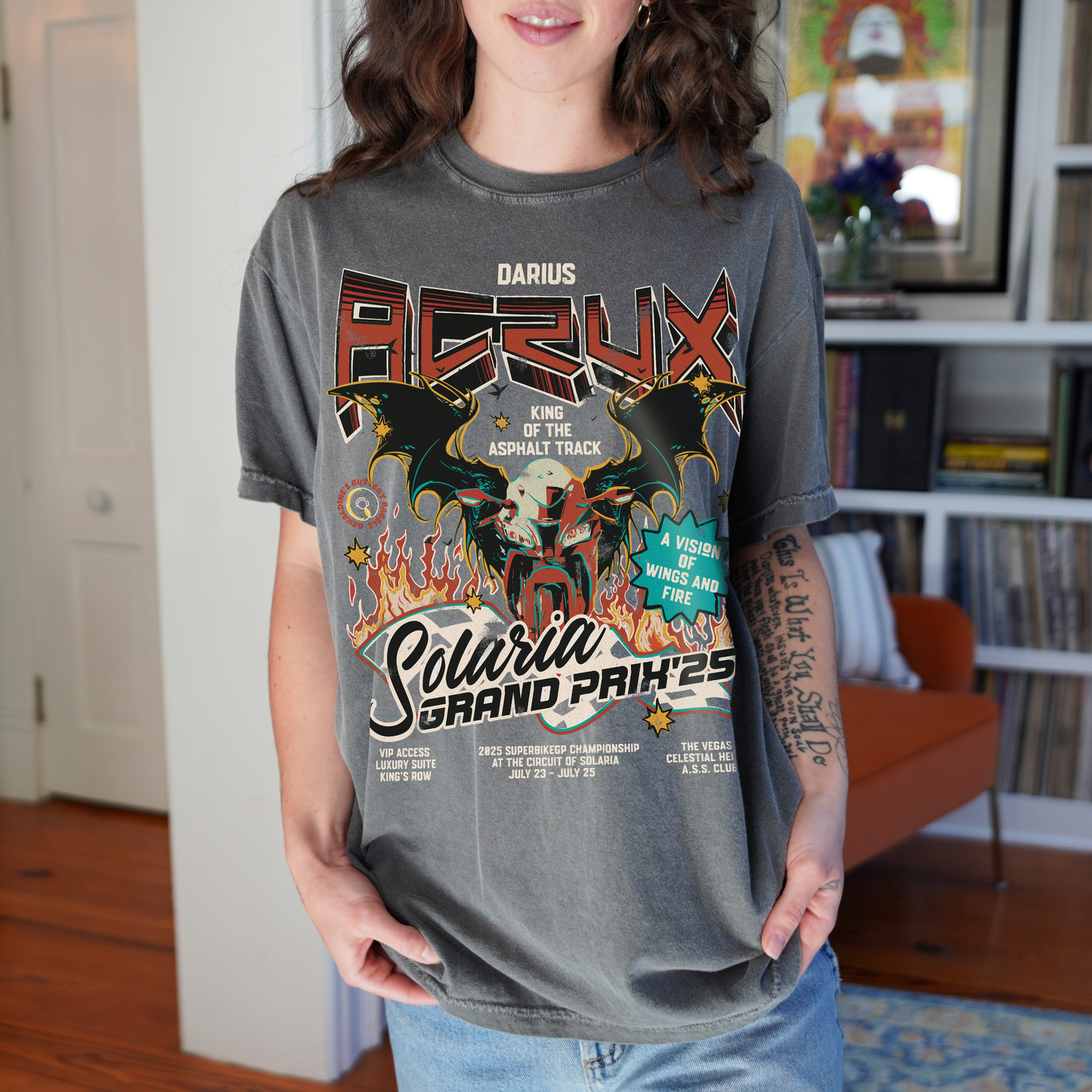 Darius Acrux Shirt - Vintage Racing Graphic Tee