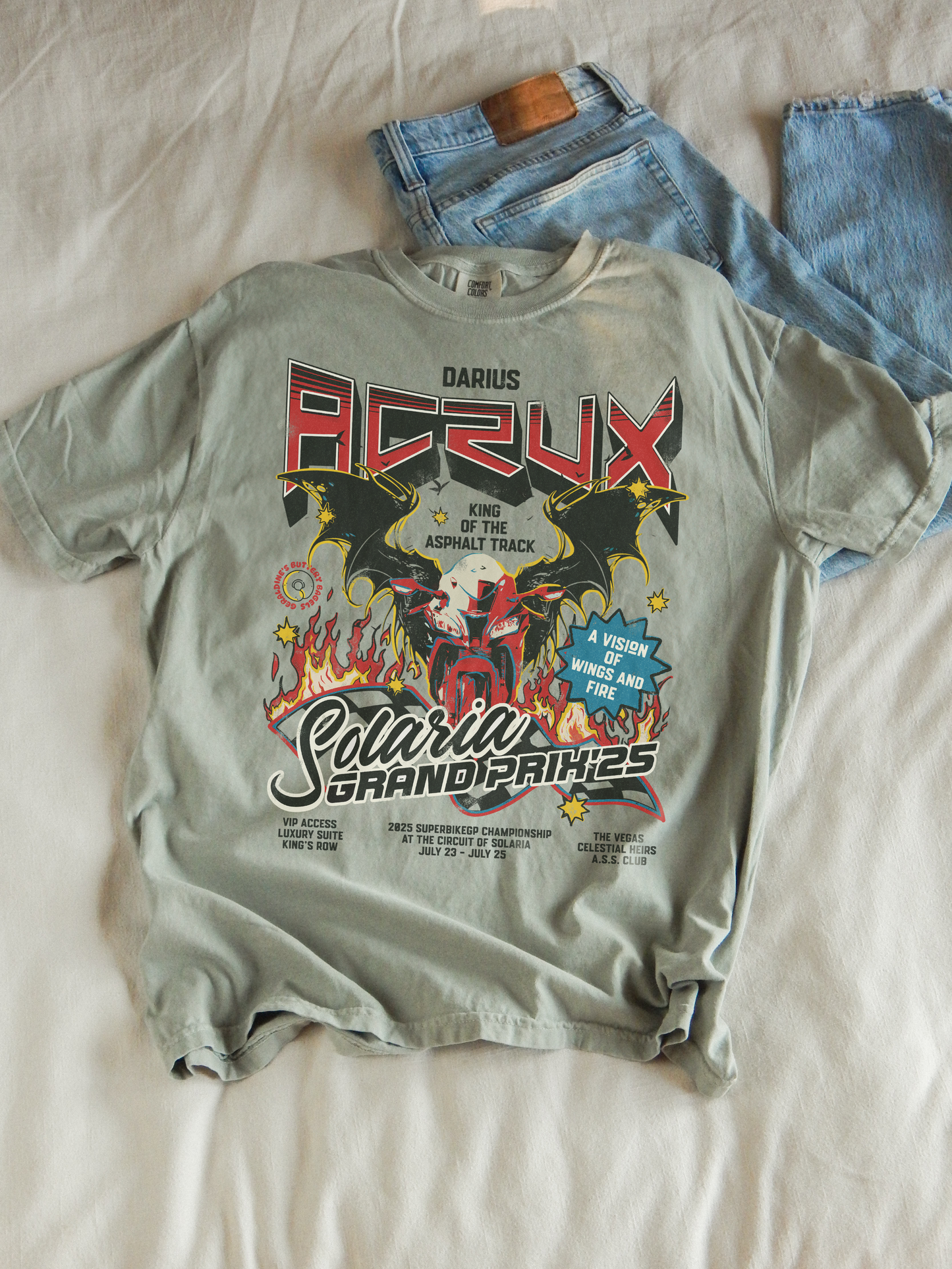 Darius Acrux Shirt - Vintage Racing Graphic Tee
