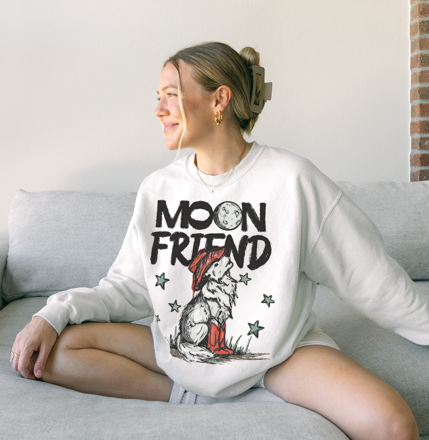 Seth Capella - Moon Friend Sweatshirt [NEW!]
