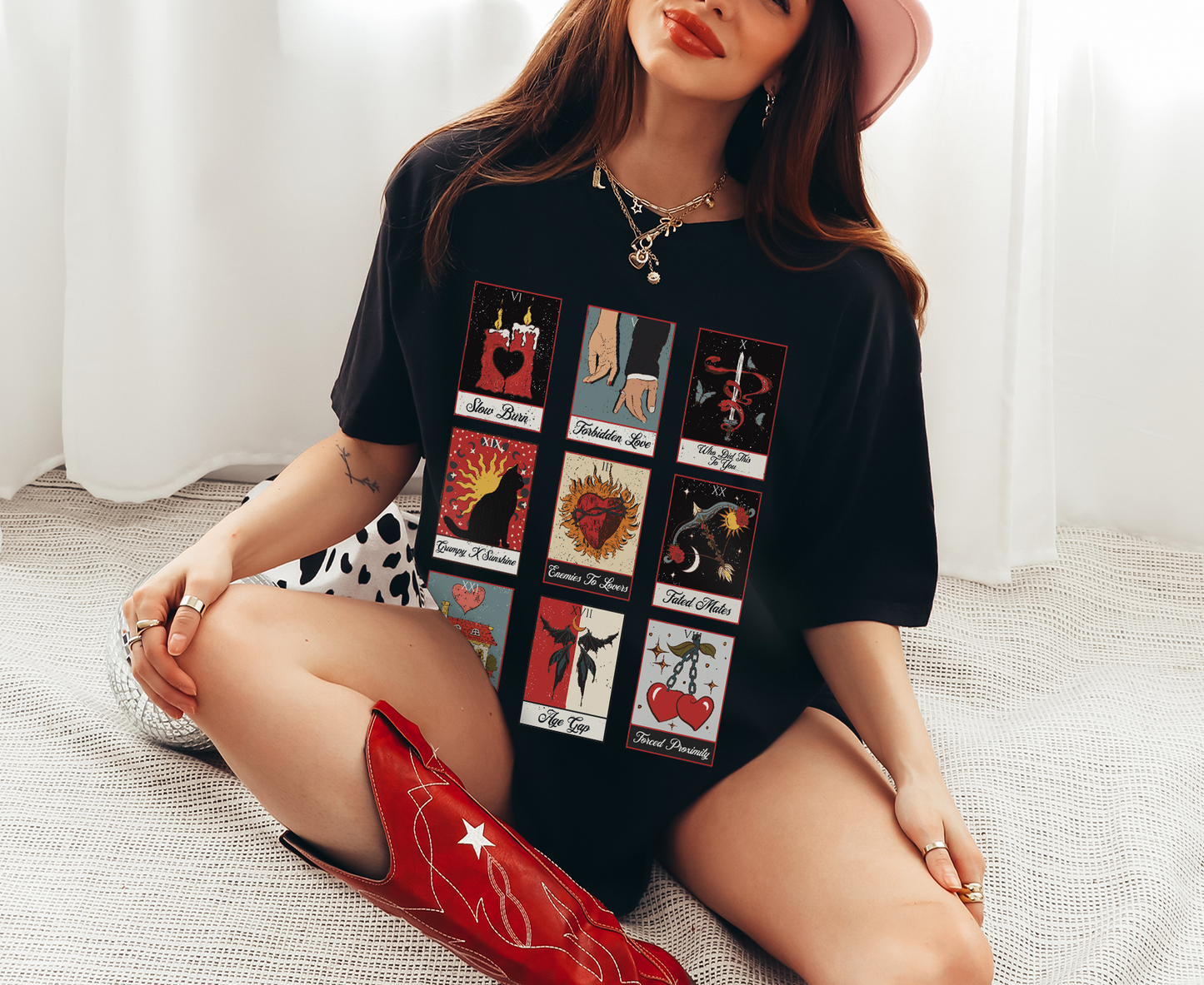 Romance Tropes Tarot Tee