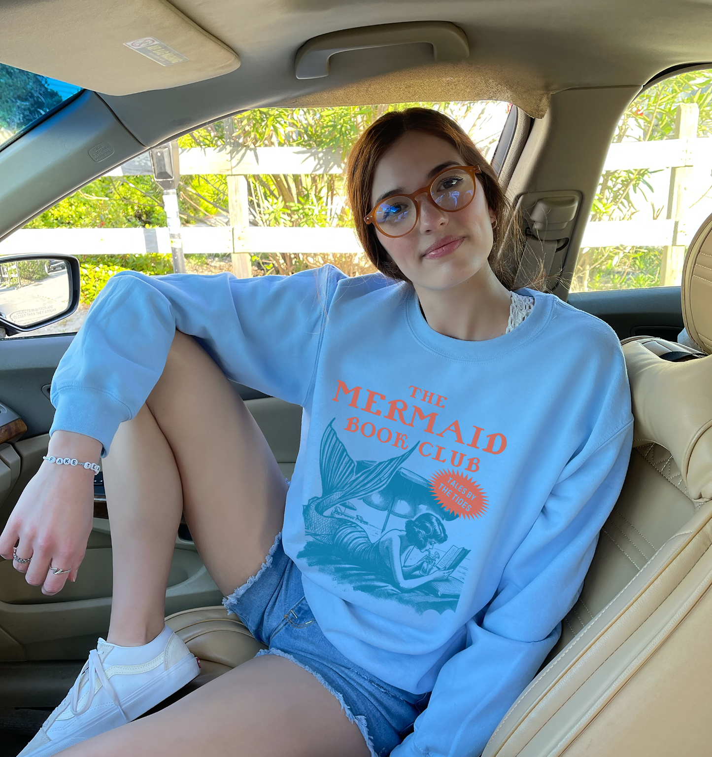 The Mermaid Book Club Sweatshirt - Vintage