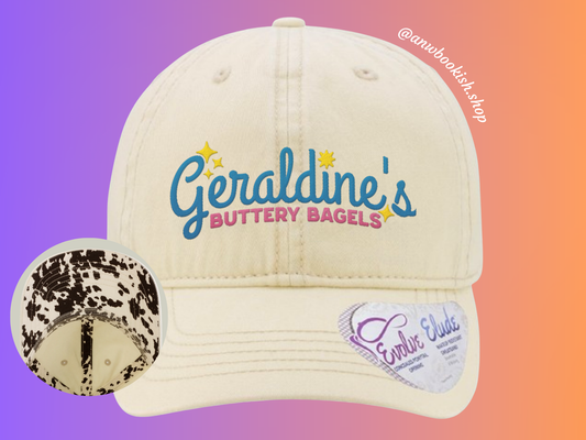 EMBROIDERED Geraldine's Buttery Bagels Cap [NEW!]